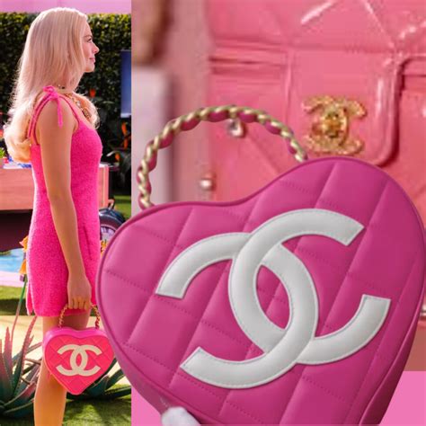 barbie chanel bag heart pink|Barbie Chanel dress.